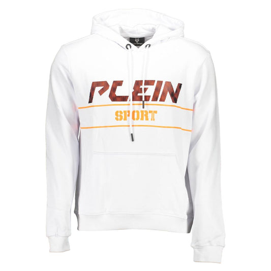 Plein Sport White Cotton Sweater by Plein Sport