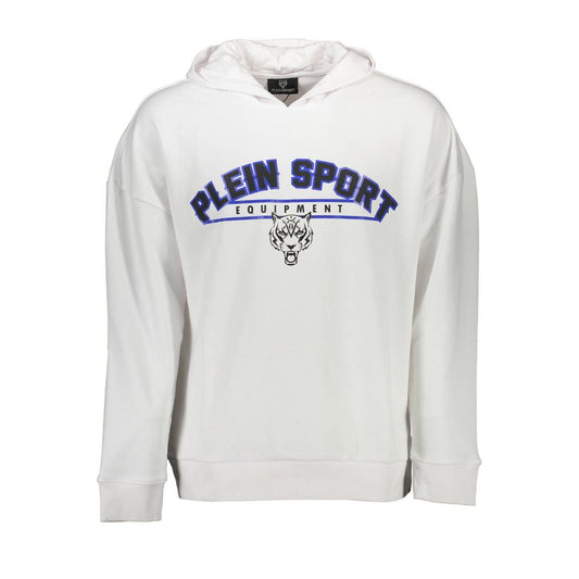 Plein Sport White Cotton Sweater by Plein Sport