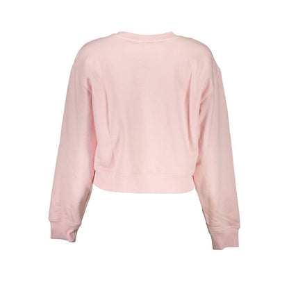 Guess Jeans Pink Cotton Sweater by Guess Jeans
