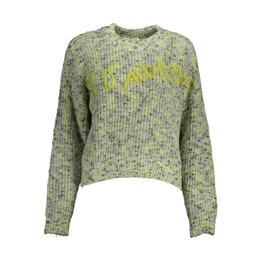 Desigual Green Polyester Sweater by Desigual