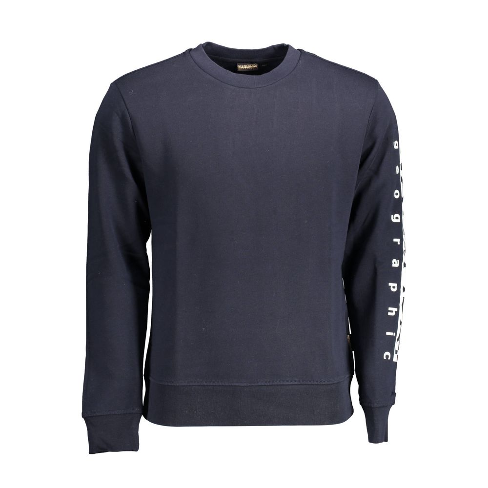 Napapijri Blue Cotton Sweater by Napapijri