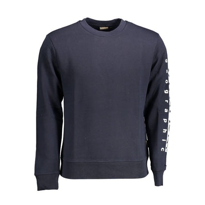 Napapijri Blue Cotton Sweater by Napapijri