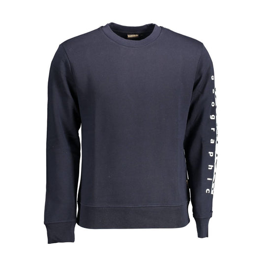 Napapijri Blue Cotton Sweater by Napapijri