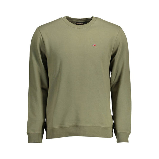 Napapijri Green Cotton Sweater by Napapijri