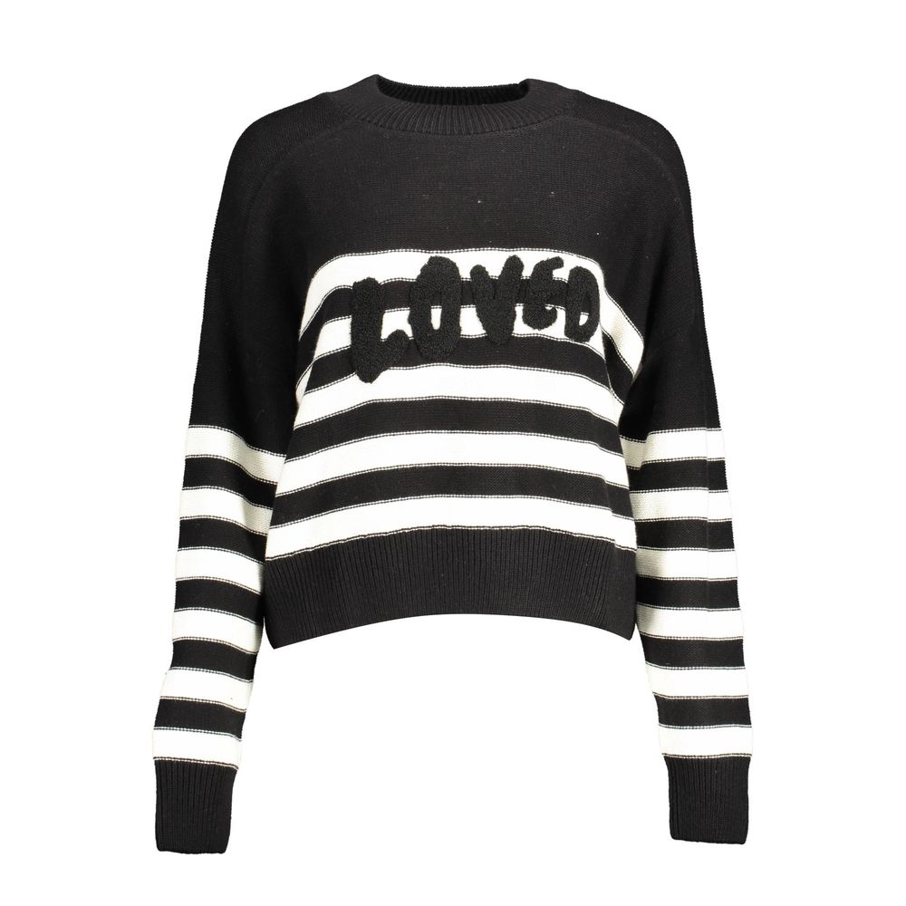 Desigual Black Cotton Sweater by Desigual