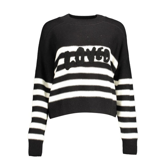 Desigual Black Cotton Sweater by Desigual