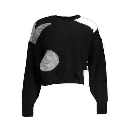 Desigual Black Polyester Sweater by Desigual