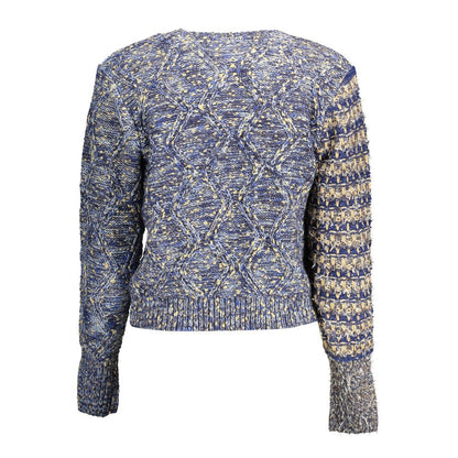 Desigual Blue Polyester Sweater by Desigual