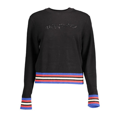 Desigual Black Polyester Sweater by Desigual