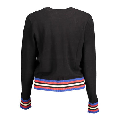 Desigual Black Polyester Sweater by Desigual