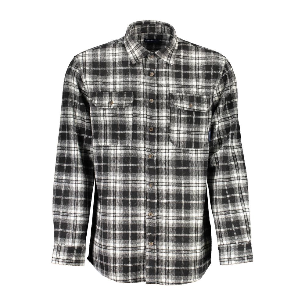 North Sails Black Cotton Shirt by North Sails