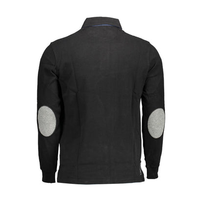 US POLO ASSN. Black Cotton Polo Shirt