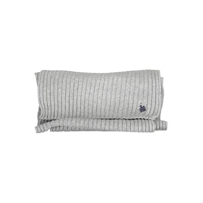 US POLO ASSN. Gray Wool Scarf