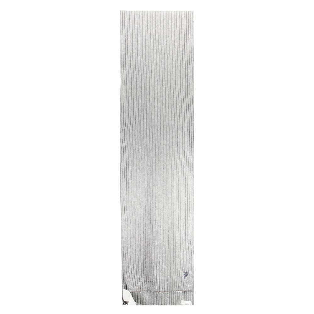 US POLO ASSN. Gray Wool Scarf
