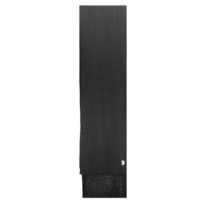 US POLO ASSN. Black Wool Scarf
