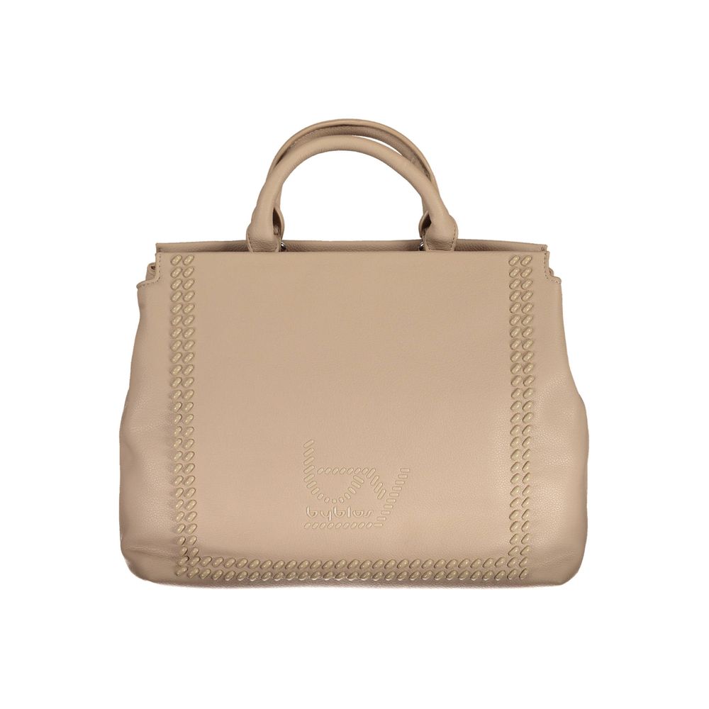 BYBLOS Beige Polyethylene Handbag by BYBLOS