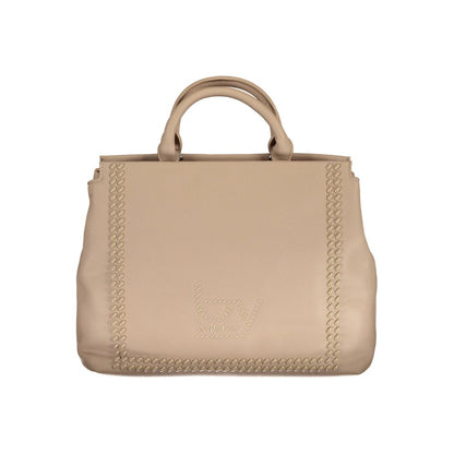 BYBLOS Beige Polyethylene Handbag by BYBLOS