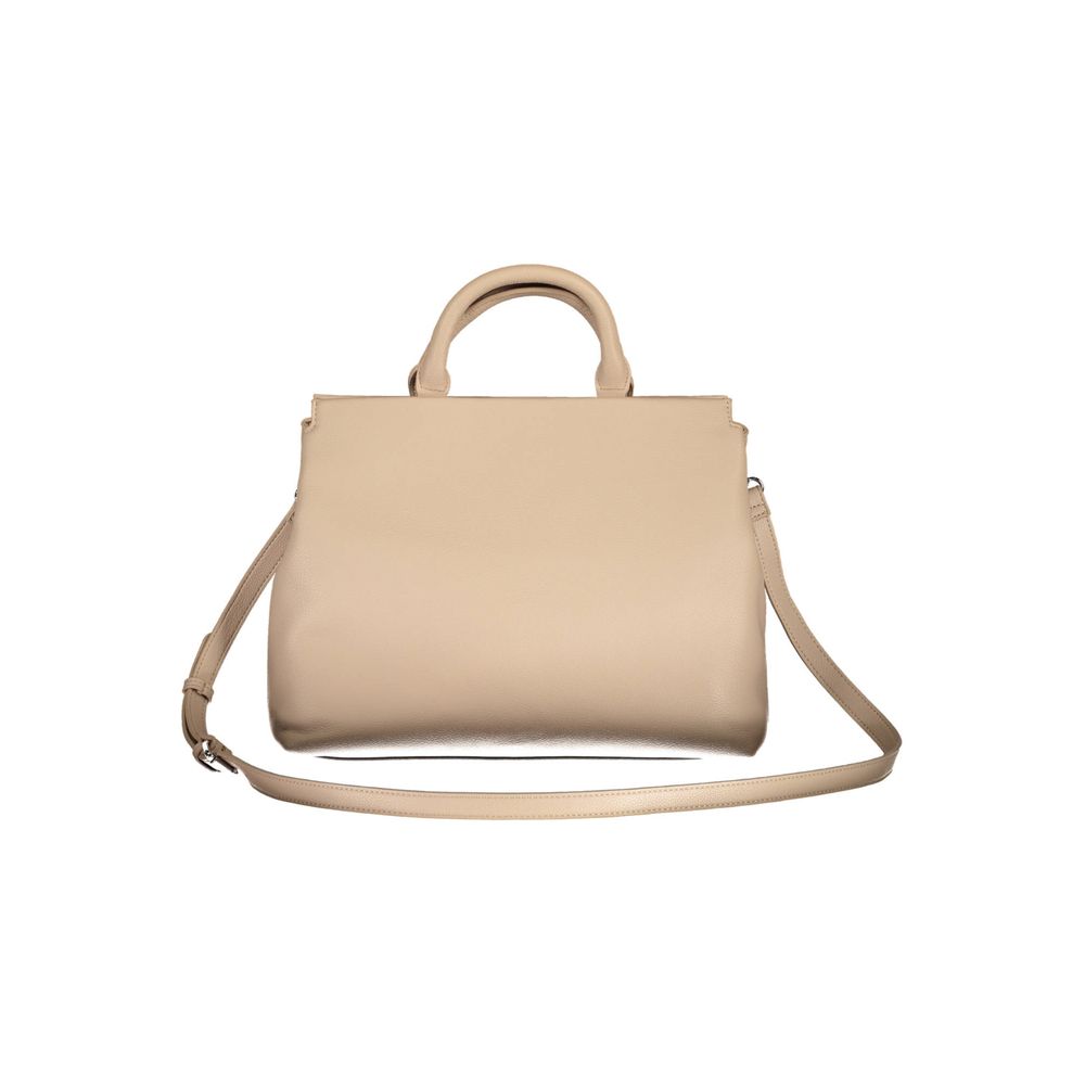 BYBLOS Beige Polyethylene Handbag by BYBLOS