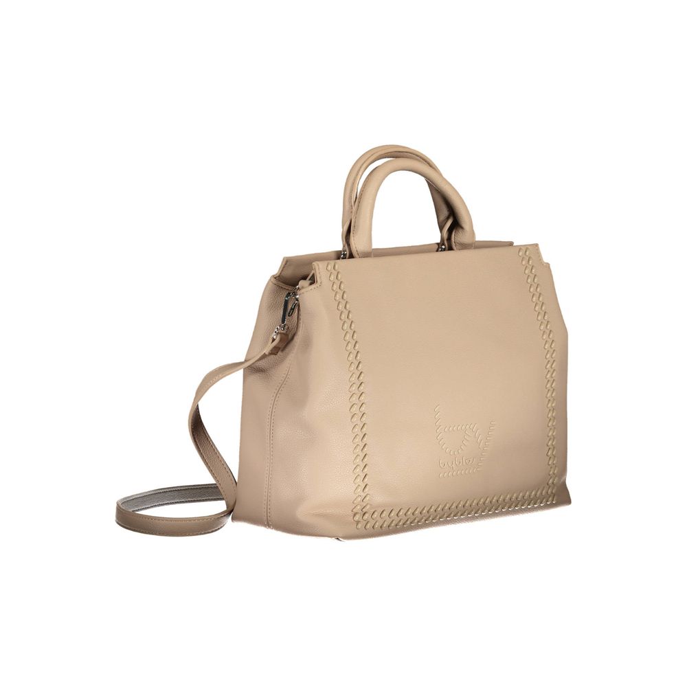 BYBLOS Beige Polyethylene Handbag by BYBLOS
