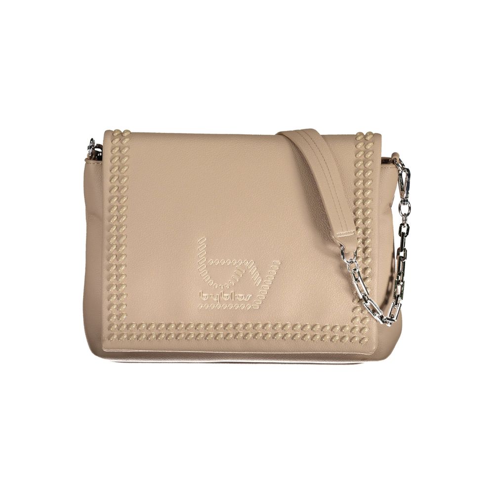 BYBLOS Beige Polyethylene Handbag by BYBLOS