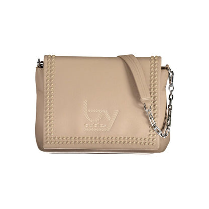 BYBLOS Beige Polyethylene Handbag by BYBLOS