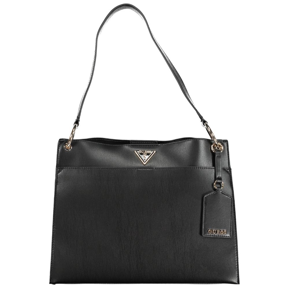 Guess Jeans Black Polyethylene Handbag by Guess Jeans