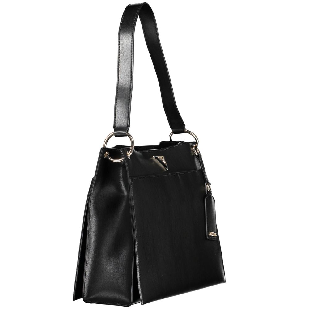 Guess Jeans Black Polyethylene Handbag by Guess Jeans