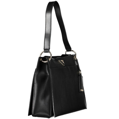 Guess Jeans Black Polyethylene Handbag by Guess Jeans