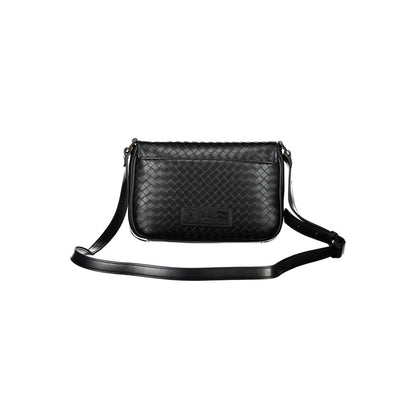 La Martina Black Polyethylene Handbag by La Martina