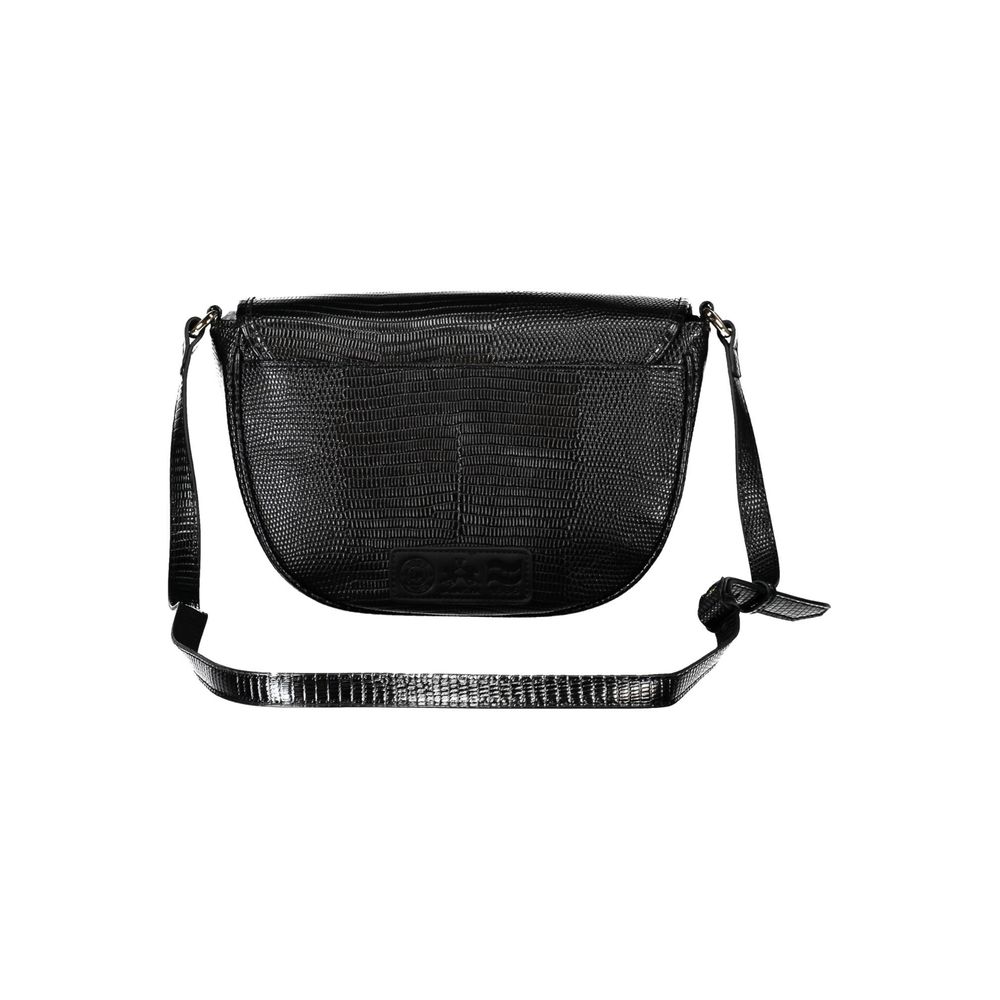 La Martina Black Polyethylene Handbag by La Martina