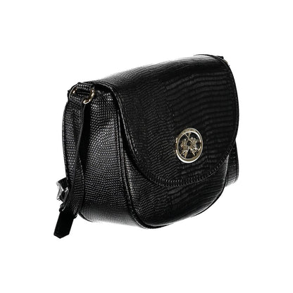 La Martina Black Polyethylene Handbag by La Martina