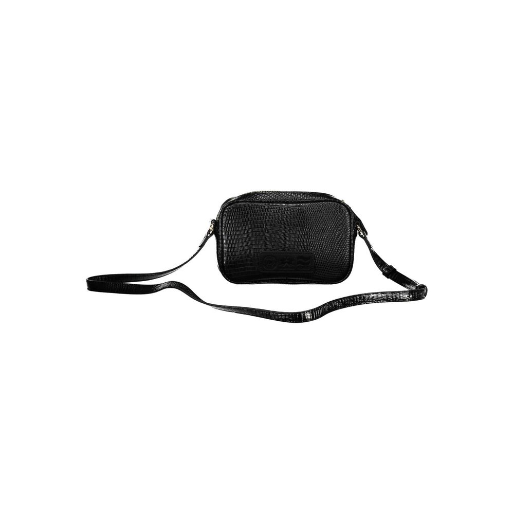 La Martina Black Polyethylene Handbag by La Martina
