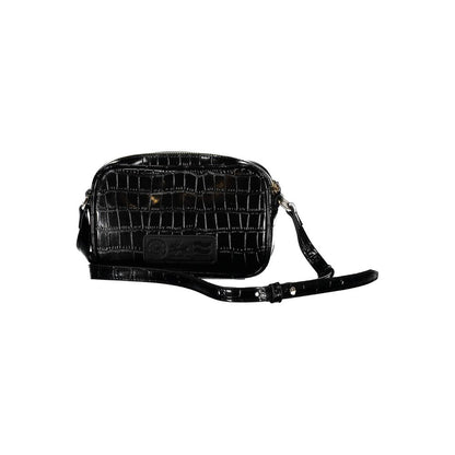 La Martina Black Polyethylene Handbag by La Martina