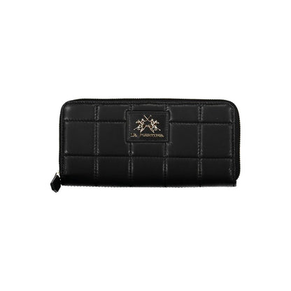 La Martina Black Polyethylene Handbag by La Martina