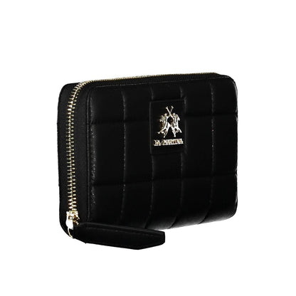 La Martina Black Polyethylene Handbag by La Martina