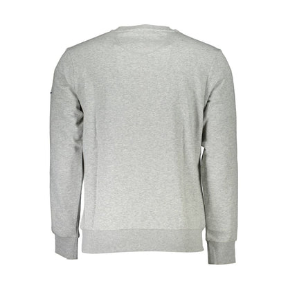 La Martina Gray Cotton Sweater