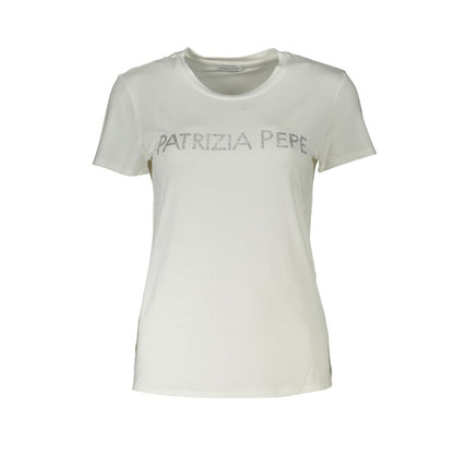 Patrizia Pepe White Elastane Tops &amp; T-Shirt
