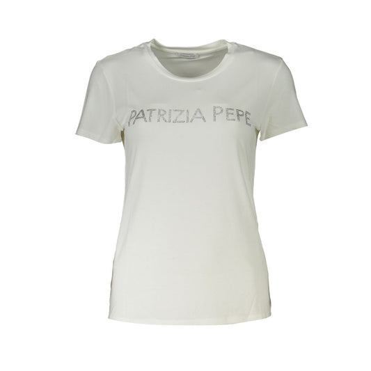 Patrizia Pepe White Elastane Tops &amp; T-Shirt