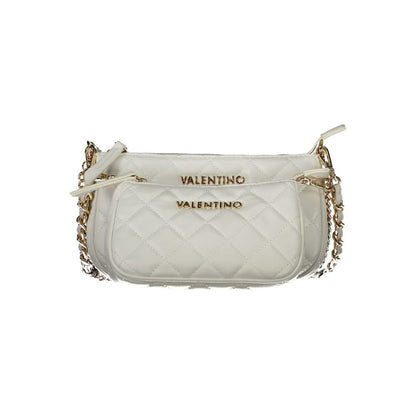 Mario Valentino White Polyethylene Handbag