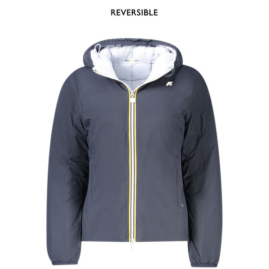 K-WAY Blue Polyamide Jackets &amp; Coat