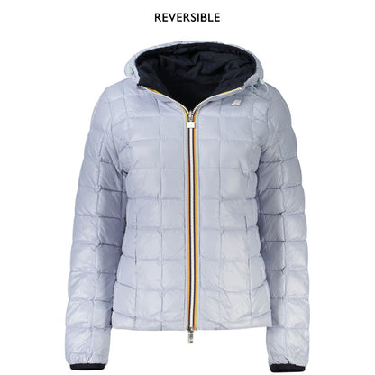 K-WAY Blue Polyamide Jackets &amp; Coat