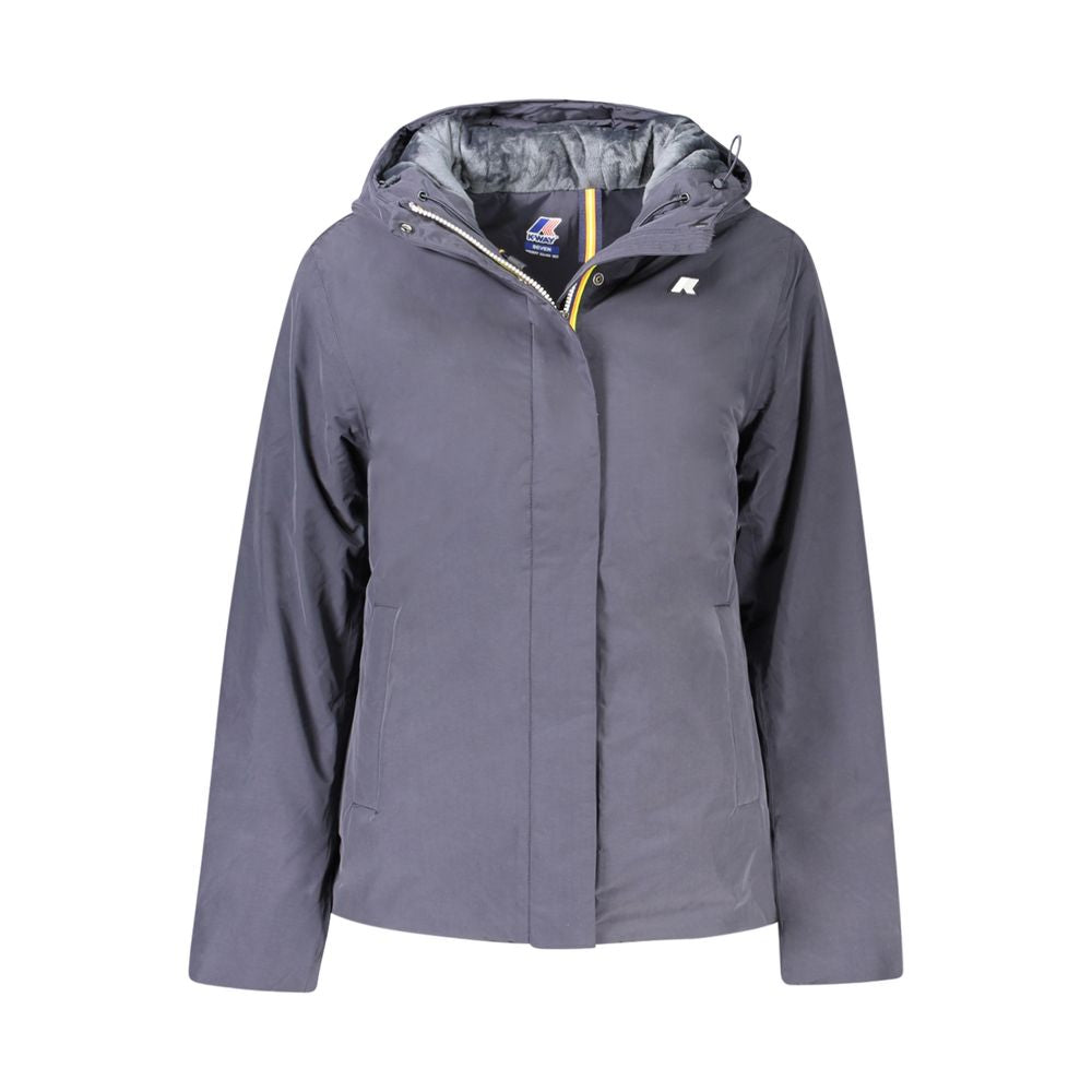 K-WAY Blue Polyamide Jackets &amp; Coat