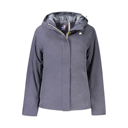 K-WAY Blue Polyamide Jackets &amp; Coat