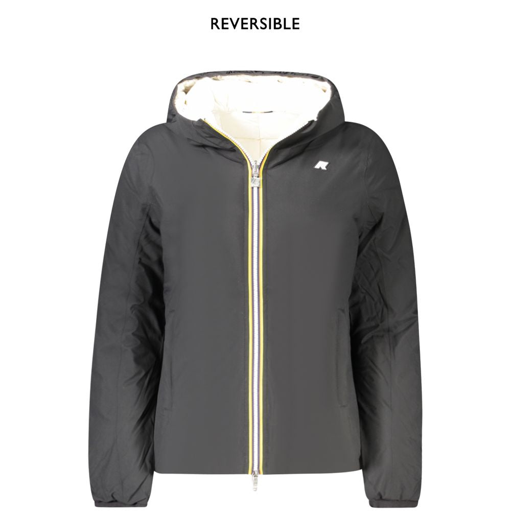 K-WAY Black Polyamide Jackets &amp; Coat