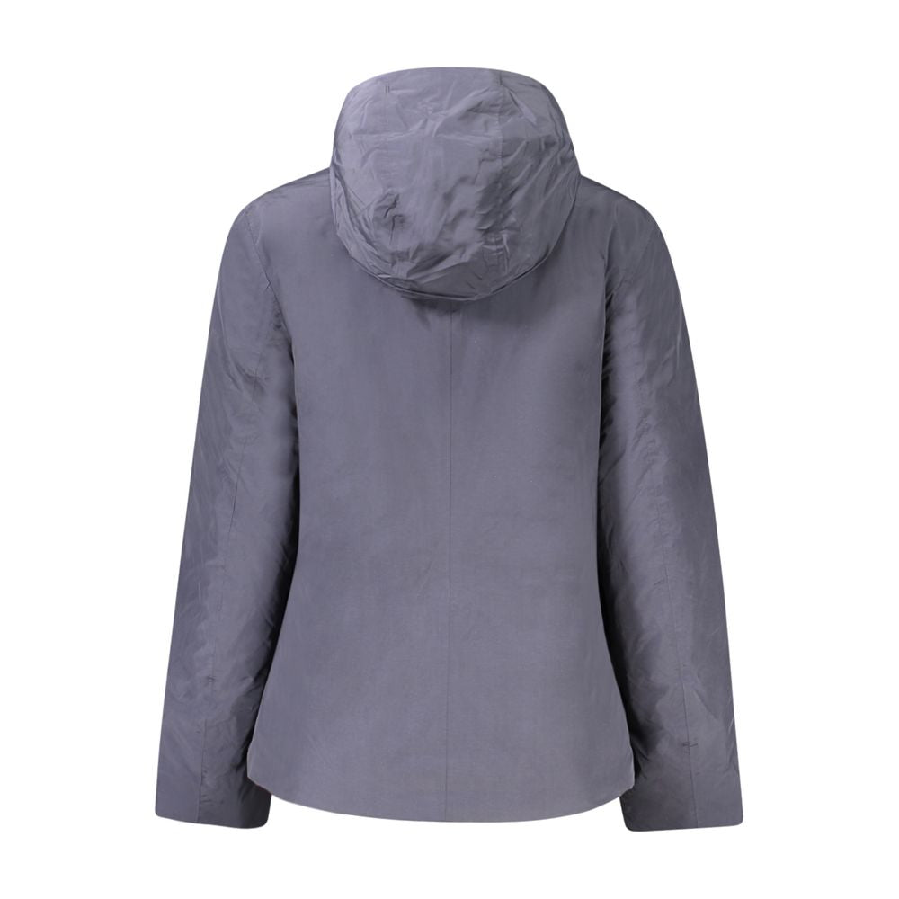 K-WAY Blue Polyamide Jackets &amp; Coat