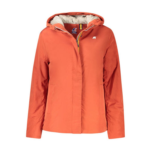 K-WAY Red Polyamide Jackets &amp; Coat
