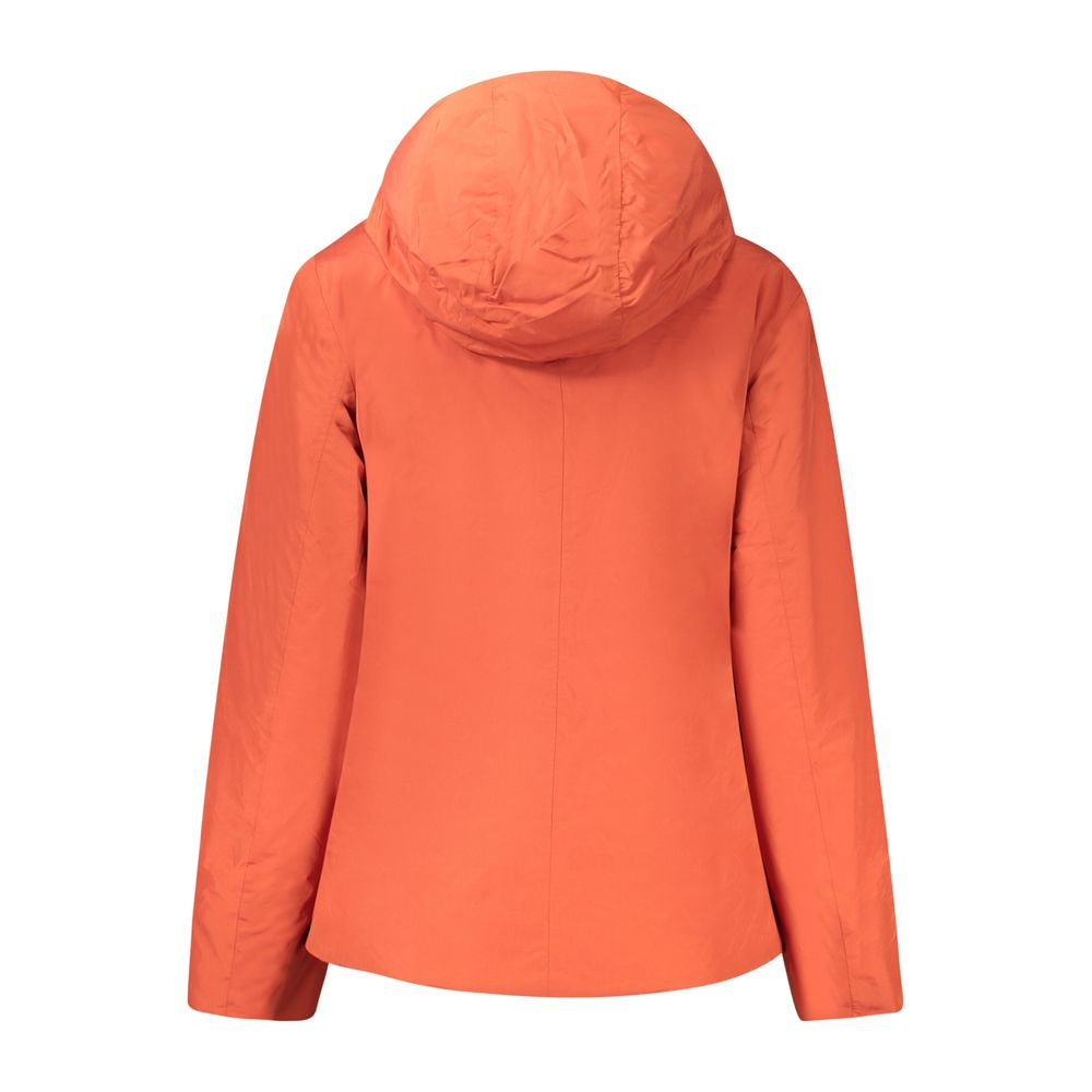 K-WAY Red Polyamide Jackets &amp; Coat
