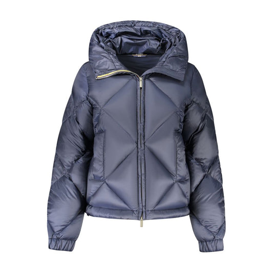 K-WAY Blue Polyester Jackets &amp; Coat