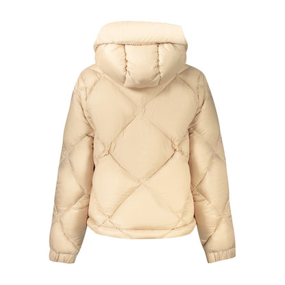 K-WAY Beige Polyester Jackets &amp; Coat