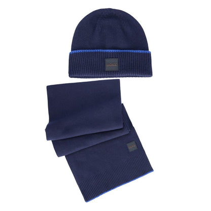 Hugo Boss Blue Wool Hats &amp; Cap